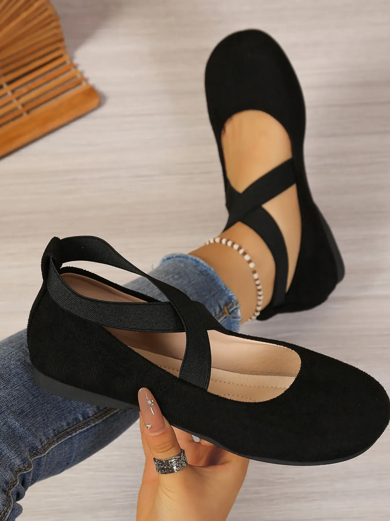 2026 New Cross Strap Mary Jane Shoes for Women, Womens Shoes, Soft Sole Low Heel Casual Formal Shoes, Ballet Style in Strappy Mary Janes