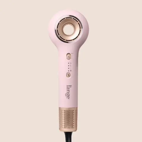L'ANGE HAIR Axia HaloRing Ionic Hair Dryer Styler - High-Speed Lightweight Brushless Model for Blowout Looks, Concentrator, 4 Heat & Cooling Modes, Multiple Modes Design