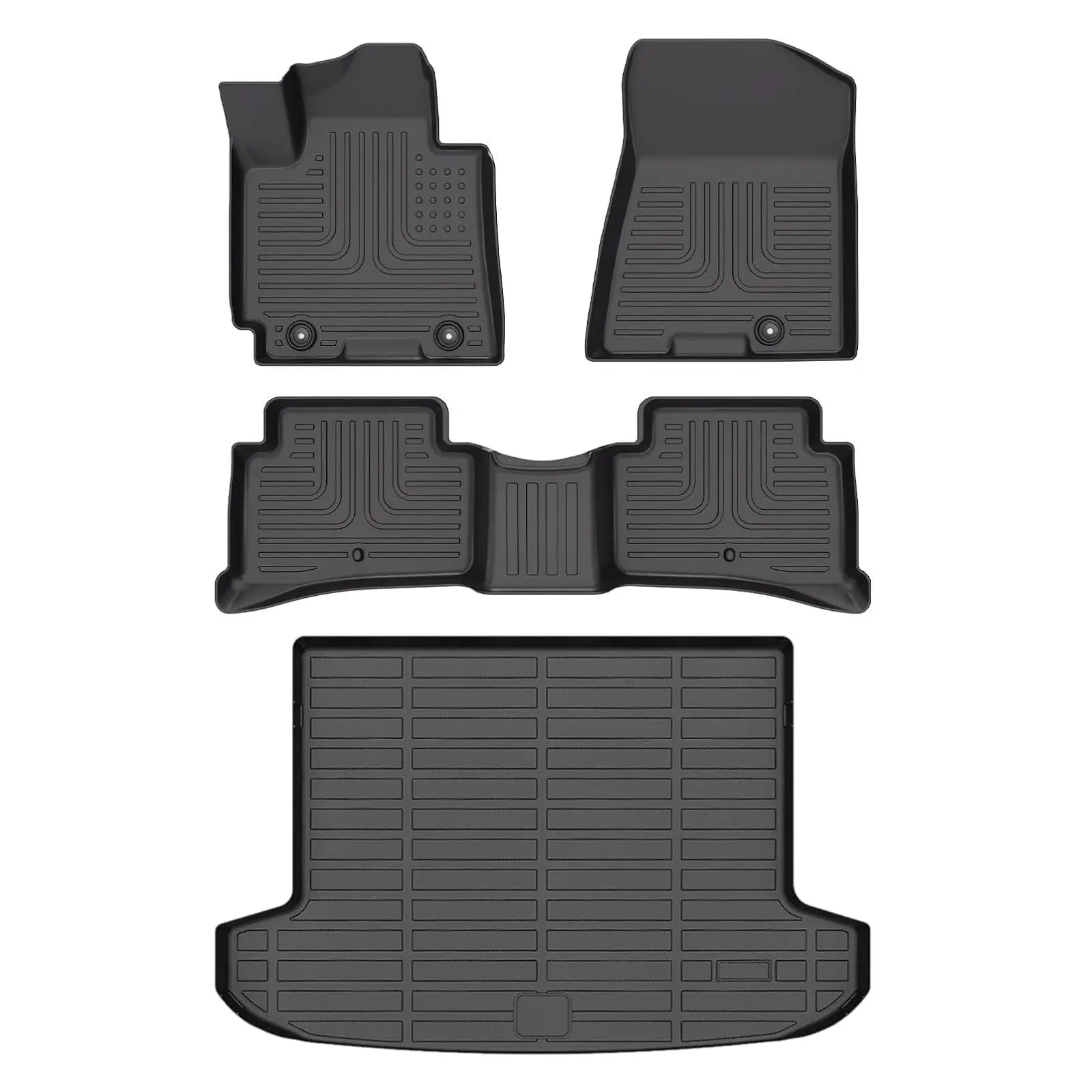Depituu For Hyundai Tucson 2016-2021 (No Hybrid Models) Floor Mats & Cargo Liners, All Weather Floor Mats,Waterproof Anti-slip Durable Floor Mats Car Accessories Autos Protector Automotive,auto accessories,car essentials,car accessories,trunk or treat car