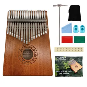 Professional-Grade 17-Note Thumb Piano Kalimba Instrument in Multiple Colors for Custom Orders