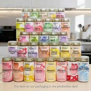 DIY Tea 31 Different Fruit Teas Included -( Olive,Tangerine Peel,Yellow Rock Sugar,Red Date,Elderberry,Lavender,Purple Red Blossom,Prickly Pear,Tangerine,Rose,Strawberry,Lychee,Mulberry,Lime,Black Goji, Wolfberry,Apple,Pitaya,Passionfruit,Grape)