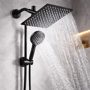 High Pressure Shower Head 2-in-1 – Rainfall & Handheld Combo, Spa-Like Experience at Home