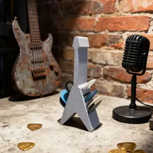 Portable Guitar Pick Storage Rack 10 Slot Bracket Guitar Pick Storage Box Speaker Model Popular Style Storage Organizer Gift