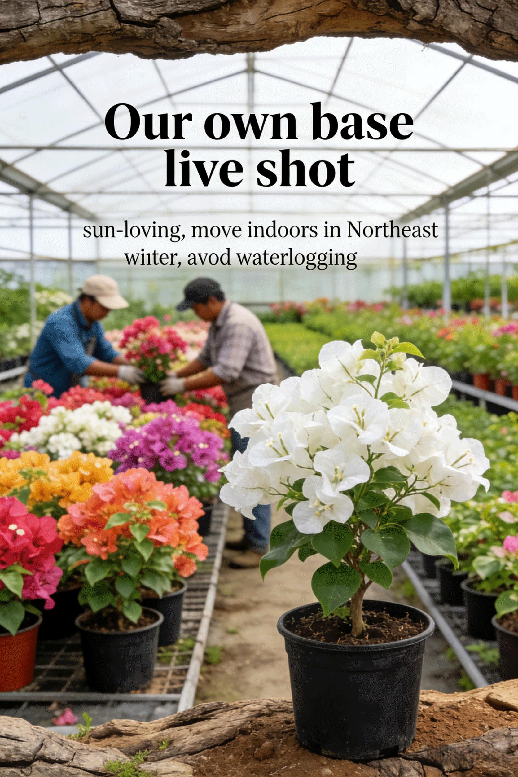 Bougainvillea Seedling for Outdoor Use | Home Gardening Flower Plant | Ideal for Patio Yard and Fence Planting