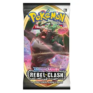 Pokemon Rebel Clash 5 Booster Packs - Sword and Shield