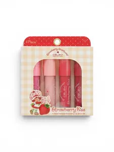 Celavi Strawberry Shortcake 4pc Lip Gloss Set
