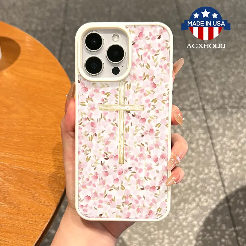 Premium TPU Magnetic MagSafe Protection Casing for iPhone 11/12/13/14/15/15 Plus/16 Pro Max, Religious Holy Cross Design, Shockproof, Water-Resistant, Ultra-Thin Cell Phone Cover, Ideal Daily Mobile Accessory