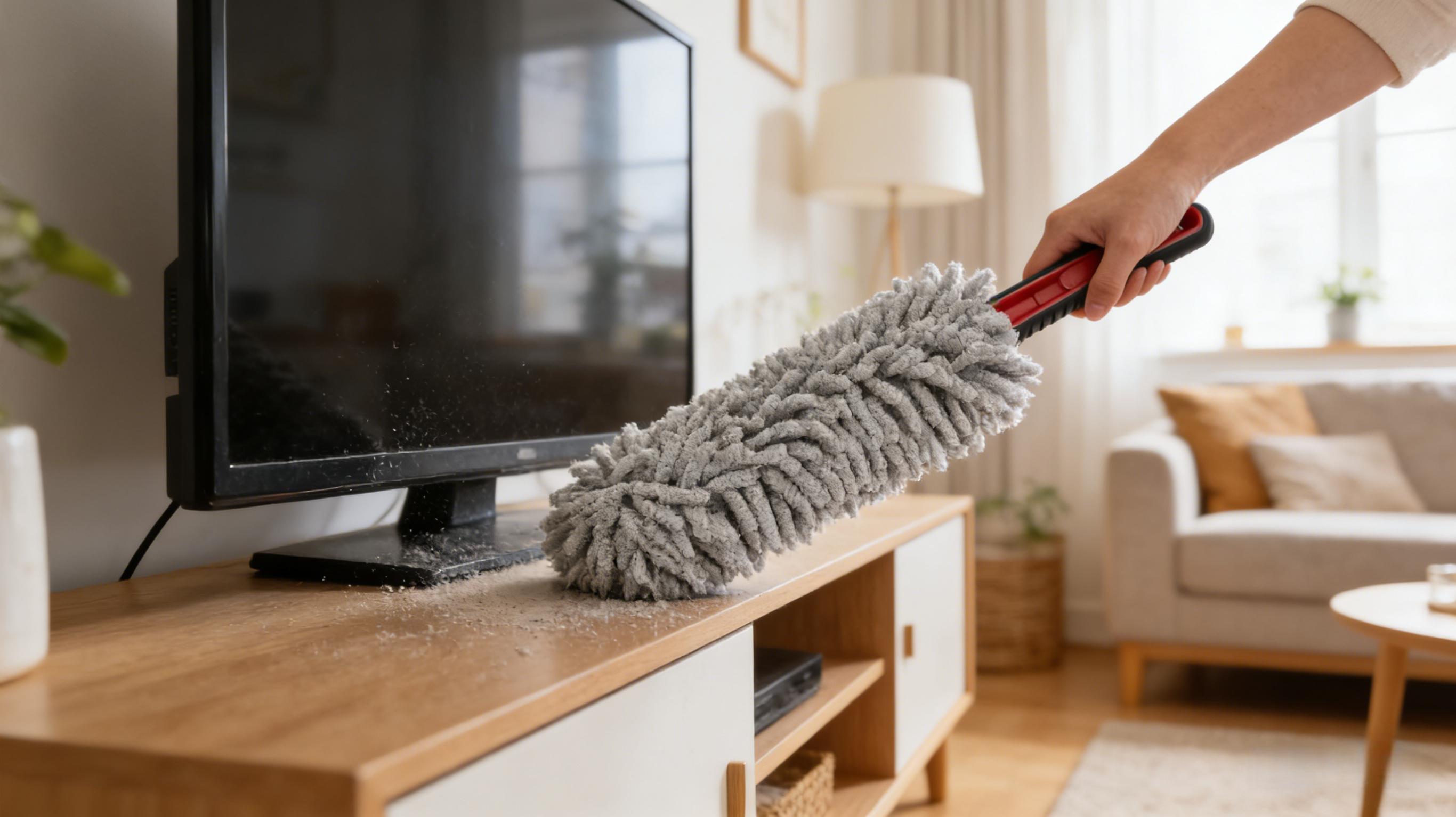 Microfiber Car Interior Duster Scratch-Free with Bonus Towel Gray