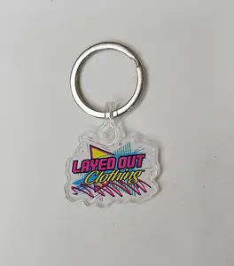 Layed Out Clothing Keychain
