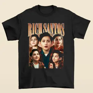 Rich Santos Bootleg Graphic Tee Welcome To Derry Vintage Movie Meme Shirt
