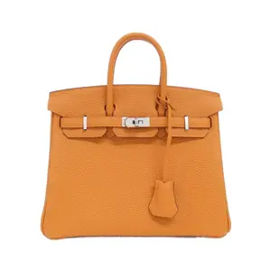 Pre-owned HERMÈS Calfskin Shoulder Bags Hermes Birkin25 Togo
