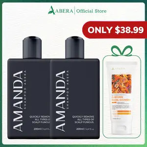 ABERA Amanda Shampoo - Combo 2 Boxes - Support Anti-Dandruff & Anti-Fungal, for Stronger Hair & Healthier Scalp - 6.67 fl oz