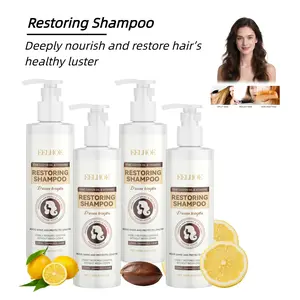Restoring Shampoo with Lemon & Castor Oil - Deep Repair, Moisturize, and Cleanse Hair - 100ml Conditioner for All Hair Types - Haircare & Cleanser