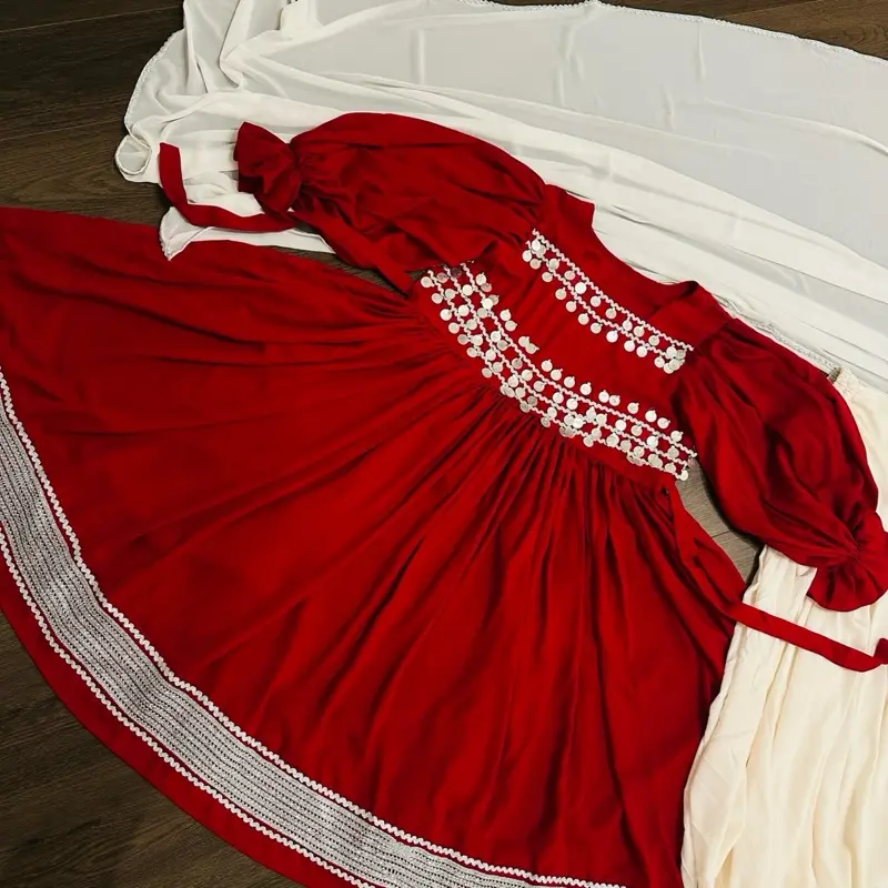 sachin and babi light blue dress Afghan Ruby Charm Dress - Seengar.com