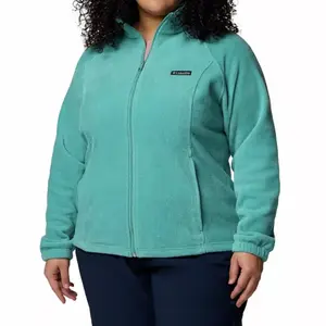Plus Size Columbia Benton Springs Full-Zip Fleece Jacket for Cold Weather - Soft, Warm & Cozy Women's Coat - Coats, Womenswear