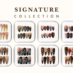 SIGNATURE Collection - Handmade Press-On Nails | Reusable, Salon-Quality, Long-Lasting, Glossy Design