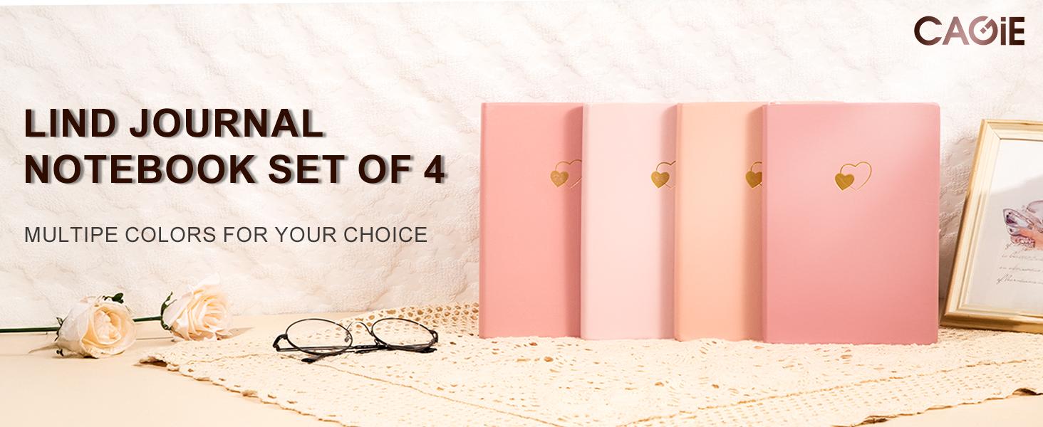 Women’s Day Gift 4 Pack A5 Leather Journal Set College Ruled 256 Pages Lined Notebooks Heart Embossed CAGIE for Writing Goal Setting Travel Diary Gift for Mom Daughter Best Friend Women’s Day Gift 4 Pack A5 Leather Journal Set College Ruled 256 Pages Lined Notebooks Heart Embossed CAGIE for Writing Goal Setting Travel Diary Gift for Mom Daughter Best Friend