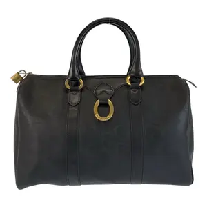 Pre-owned Dior Plastic Shoulder Bags Christian Trotter PVC Leather Boston Bag