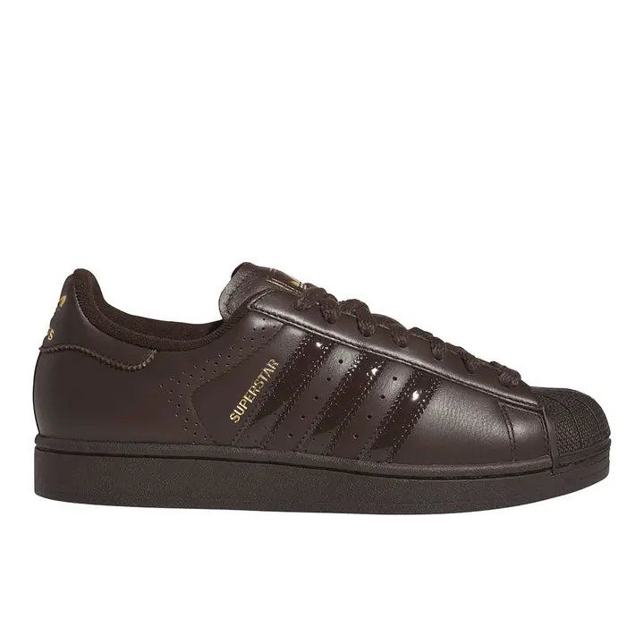 Men's Adidas Superstar II Shoes  Aurora Coffee/Gold Metallic KH9180 Basketball Casual Sneaker Athletic Trainer Footwear Sports