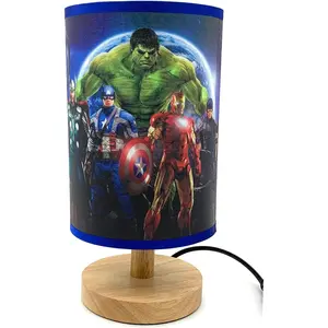 Decorative Lights Table Lamp Bedside Night Light Wood Base Room Decoration or Great Gift Ideas