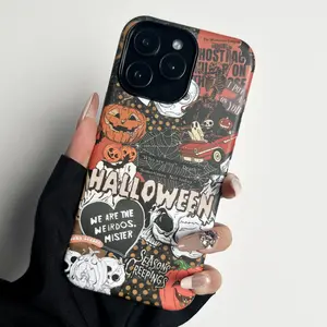 Creative Cartoon Pumpkin PatternPhone Case,TPU Shockproof Phone ProtectiveCover, Phone Accessories for iPhone 16 15 14 1312 11 XS X Series