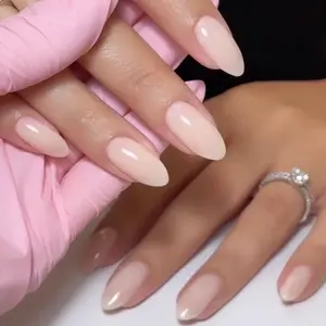 DND 858 Sandy Nude Gel and Lacquer Duo nail care nail art sheer color