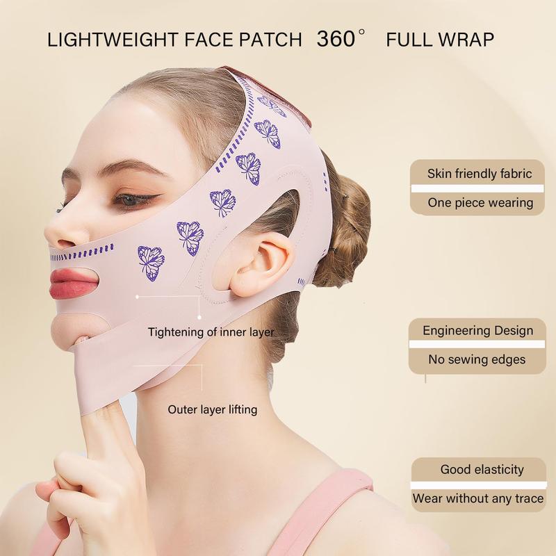 MASIKA Adjustable Chin Strap - Jawline Shaper & Exerciser, Reusable V-Line Face Mask