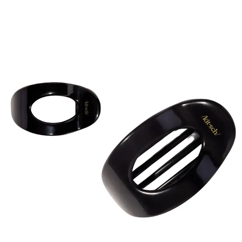 Kitsch Black Flat Cloud Clip - Medium