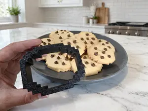 Minecraft Cookie Cutter, Pixel Cookie Cutter, Square Biscuit Cutter, Gaming Baking Tool, Minecraft Party Decor, Gift for Gamers