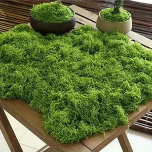 Realistic Artificial Moss, Lifelike Grass for DIY Crafts and Home Decor, Plants, Perfect for Miniature Landscapes, Fairy Gardens, Wedding Decorations