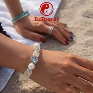 White Crystal Bracelet  | Clean Energy •  Balance Aura