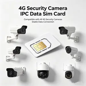 Free 100MB Prepaid SIM Card Triple Play, USA Coverage 4G Lte Cellular Data Simcard for 4G Security Camera Solar And Hunting Trail Game Cameras
