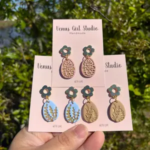 Golden Egg Earrings