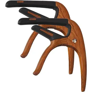 Guitar Capo for Acoustic and Electric Guitars 2 Packs Capo 6-String Acoustic Capo guitar accessories ( Grain- Grain)