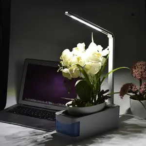 smart hydroponic indoor herb garden kit with led growth light for flowers and vegetables