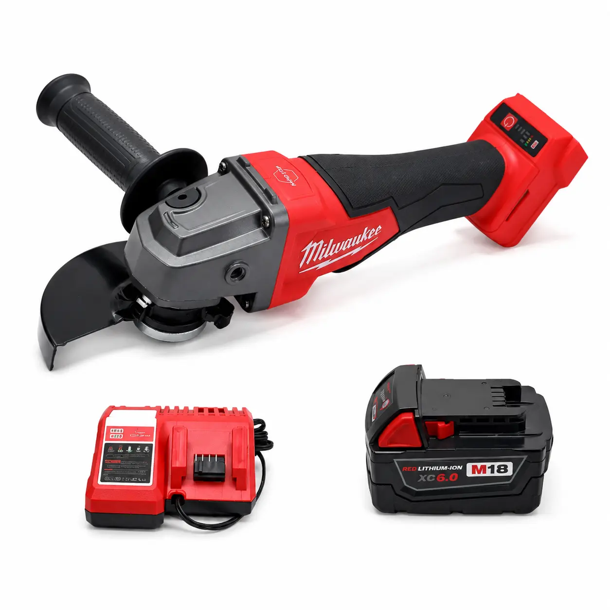 Milwaukee Brushless 125mm Angle Grinder | 9500 RPM | M10/M14 Spindle | For Metal Cutting & Grinding in Workshops caulk remover glass glue nm torque