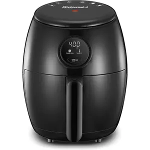 Elite EAF2612D Black 2QT Digital Air Fryer Personal