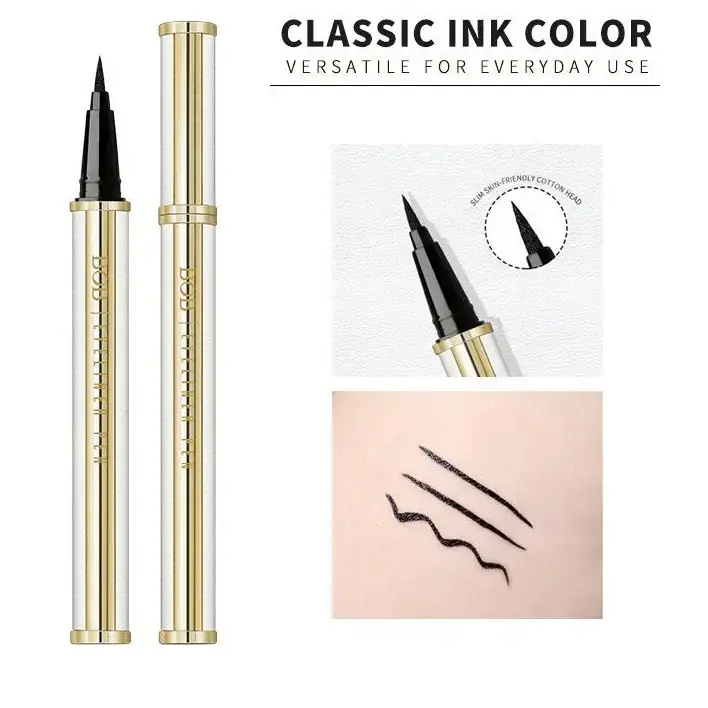 Waterproof Lambskin Eyeliner Pen - Smooth, Smudge-Proof, Long-Wear Women’s Daily Eye Makeup Tool - Simple Apply for Beginners, Cosmetics & Professional Beauty Supplies