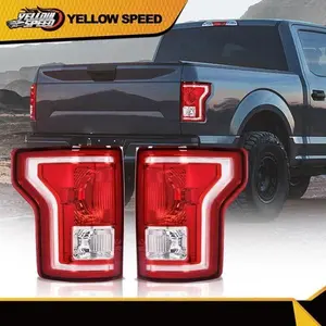 Fit For 2015-2017 Ford F-150 LH & RH Halogen Tail Light Assembly Brake Lamps