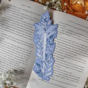 Winter Wonderland Faerie Dagger Die-Cut Bookmark for Fantasy and Romantasy Booktok Readers