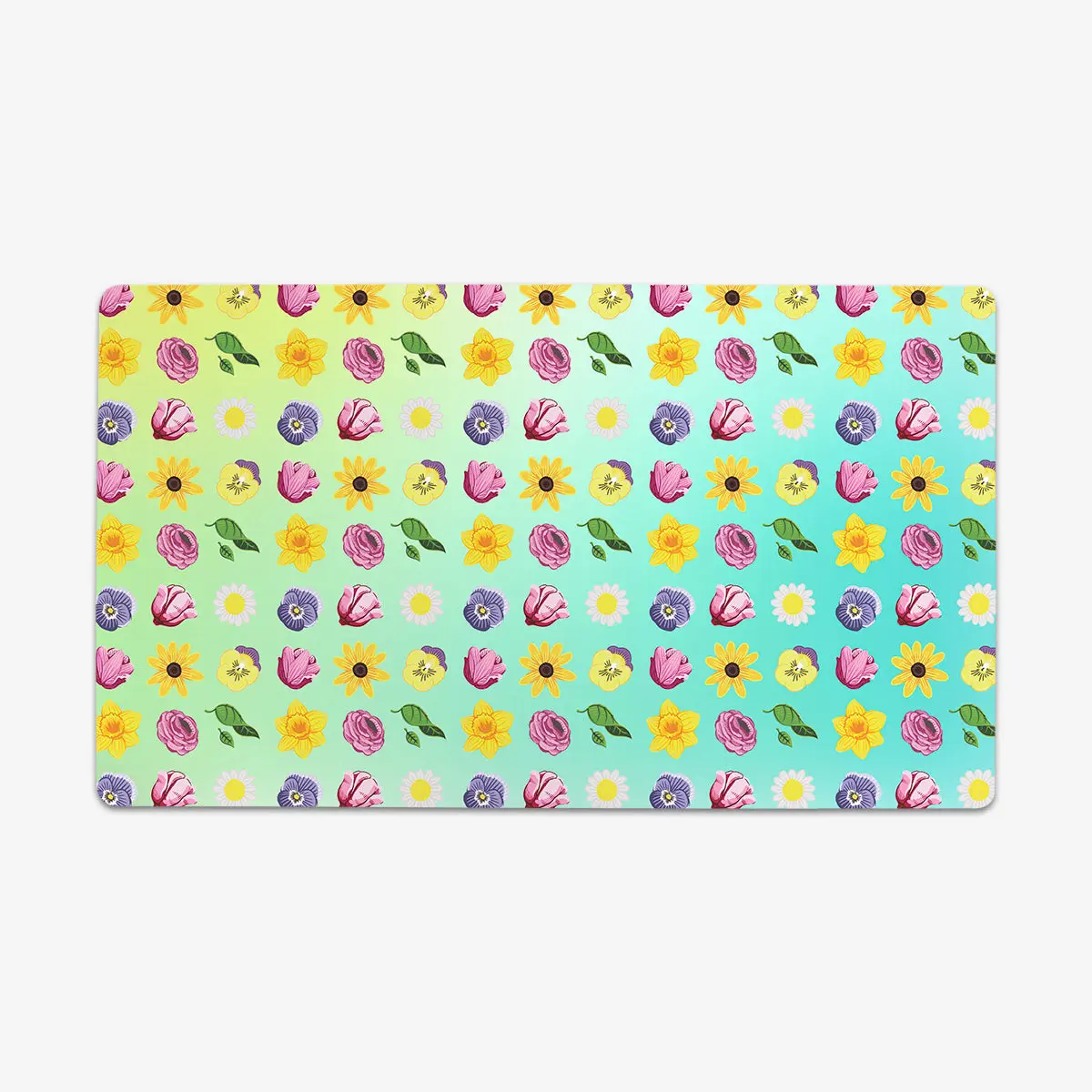 Spring Flowers Thin Desk Mat