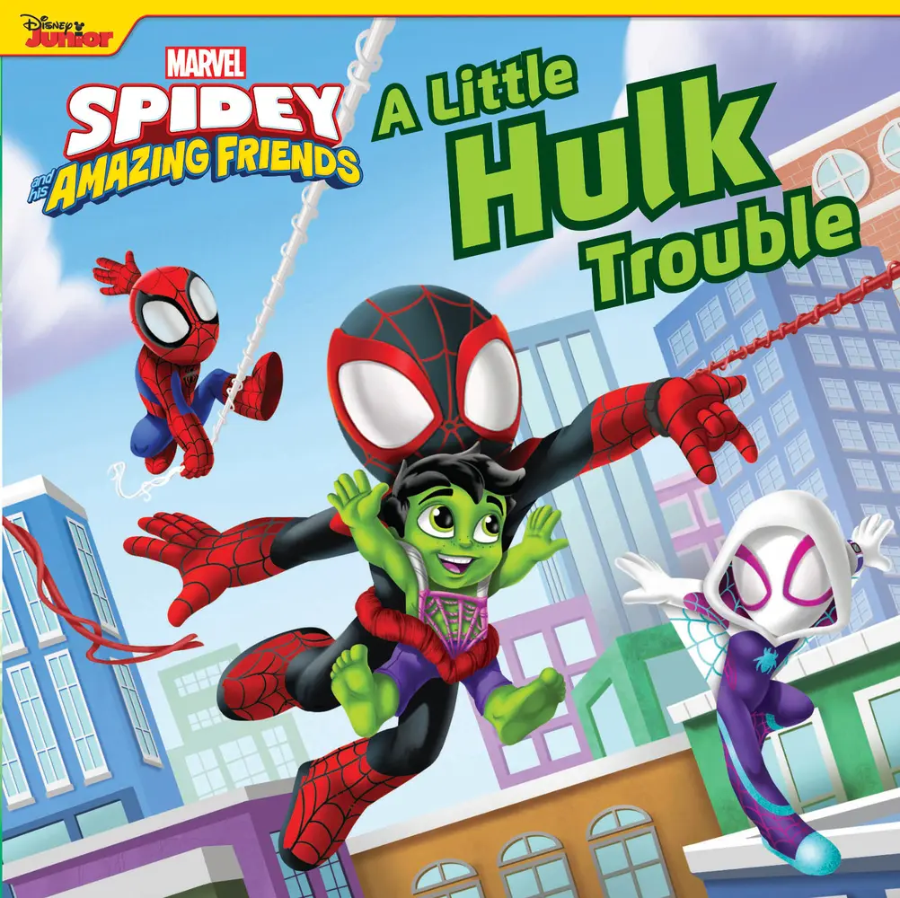 USED Book - Spidey and His Amazing Friends: A Little Hulk Trouble by Marvel Press Book Group (Board book) - english