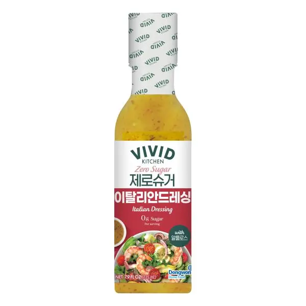 [Dongwon] Vivid Kitchen Low Calorie & Zero Sugar Italian Salad Dressing