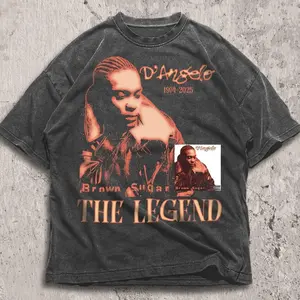 D'angelo T Shirt, Concert Merch, Retro Rap Tee 90s 2000's Music, RIP Legend Music T-Shirt