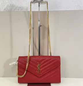 Pre-owned Yves Saint Laurent Leather Crossbody Bags YSL Envelope handbag YSL6JX