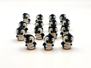 3D Printed Flexi Penguin | Cute Articulated Penguin Toy | Fidget Desk Buddy | Stocking Stuffer Gift