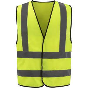 AYKRM 12 colour High visibility viz vest hi vis viz reflective work construction safety vest (XS-8XL)