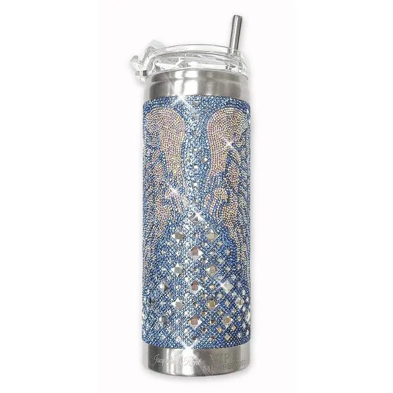 Jacqueline Kent | CRYSTAL TUMBLER SUGAR SKULL BLACK
