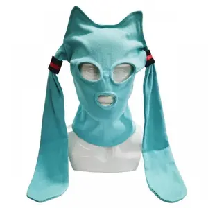 Balaclava Mask Soft Breathable Fabric Anime Themed Hood for Conventions Street Fashion