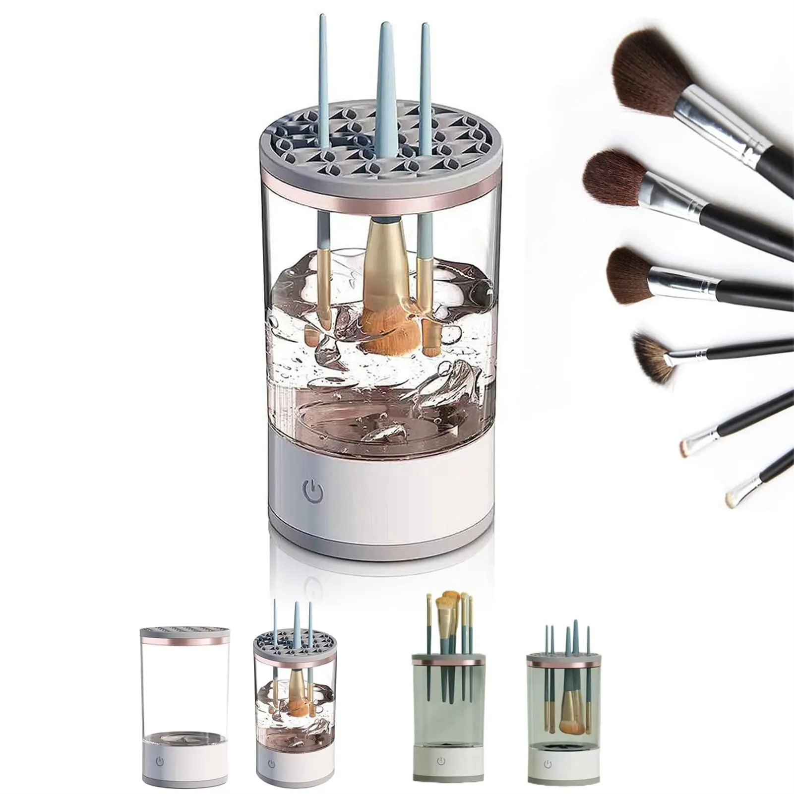 Portable USB Makeup Brush Cleaner，white makeup brushes，waterproof makeup sealer，lalo gummy bear，anniversary gift，clear makeup bag，Automatic Makeup Brush Cleaning Tool, Fast & Efficient Deep Cleaning, Portable for Travel & Home Use，Anniversary gift